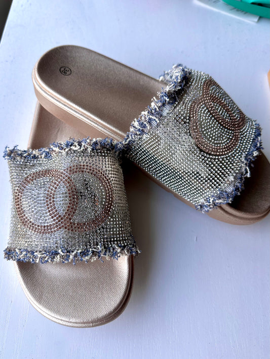 Diamond Slipper Goud