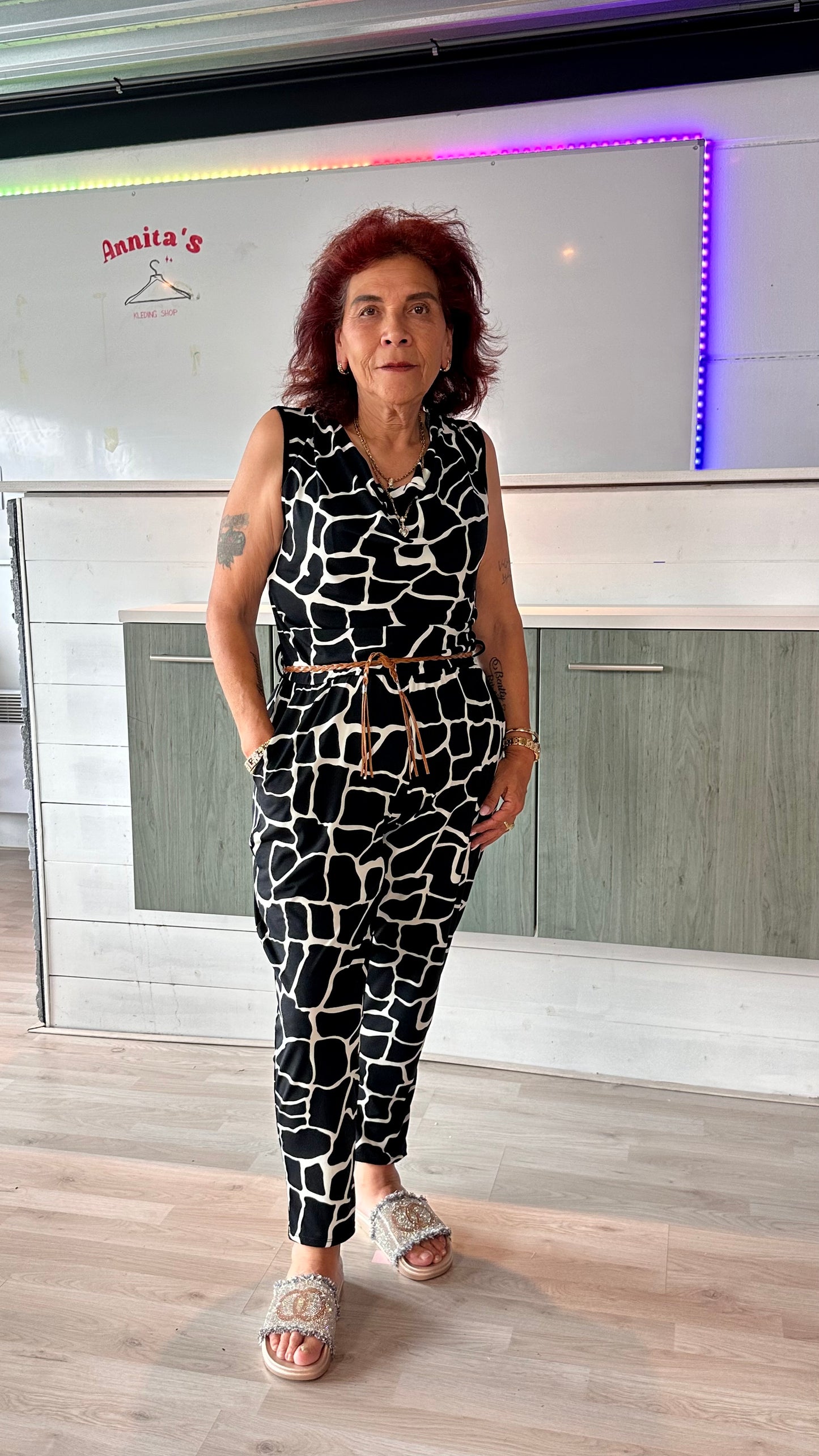 Multi Print Jumpsuit